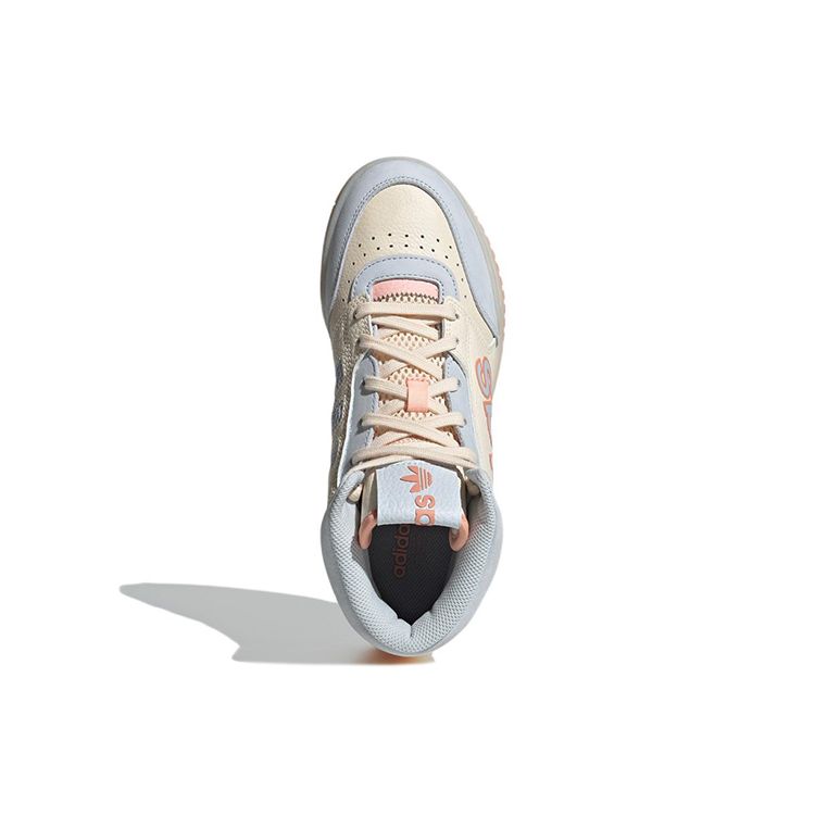 adidas Оригинальные высокие кеды для скейтбординга Drop Step XL Женские кроссовки Белые Синие GW9533