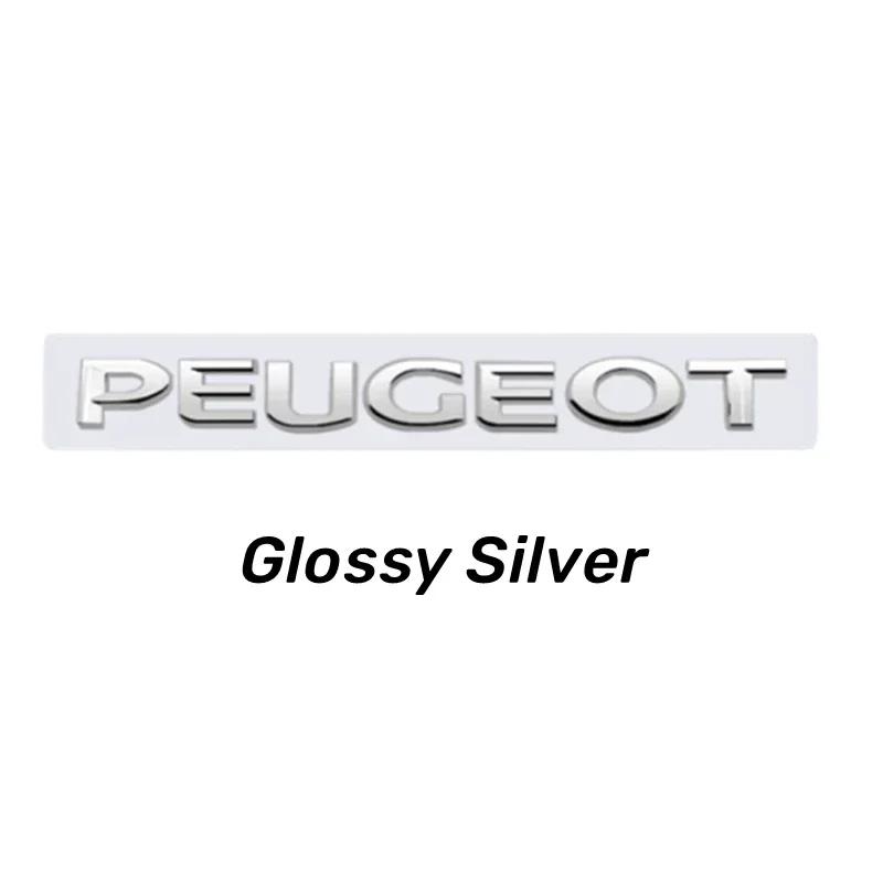 Автомобильная эмблема из АБС-пластика Наклейка на задний багажник для Peugeot 308 408 2008 206 208 307 3008 406 407 207 4007 4008 301 5008 Аксессуары с буквами