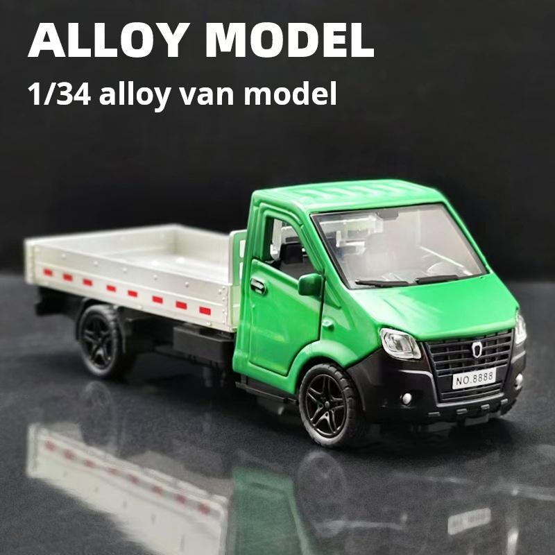 1/34 Сплав Самосвал Однорядный Грузовик 3-дверный Отскок Игрушечная Машинка для Мальчиков Детский Транспортный Грузовик для Детей Подарки на День Рождения