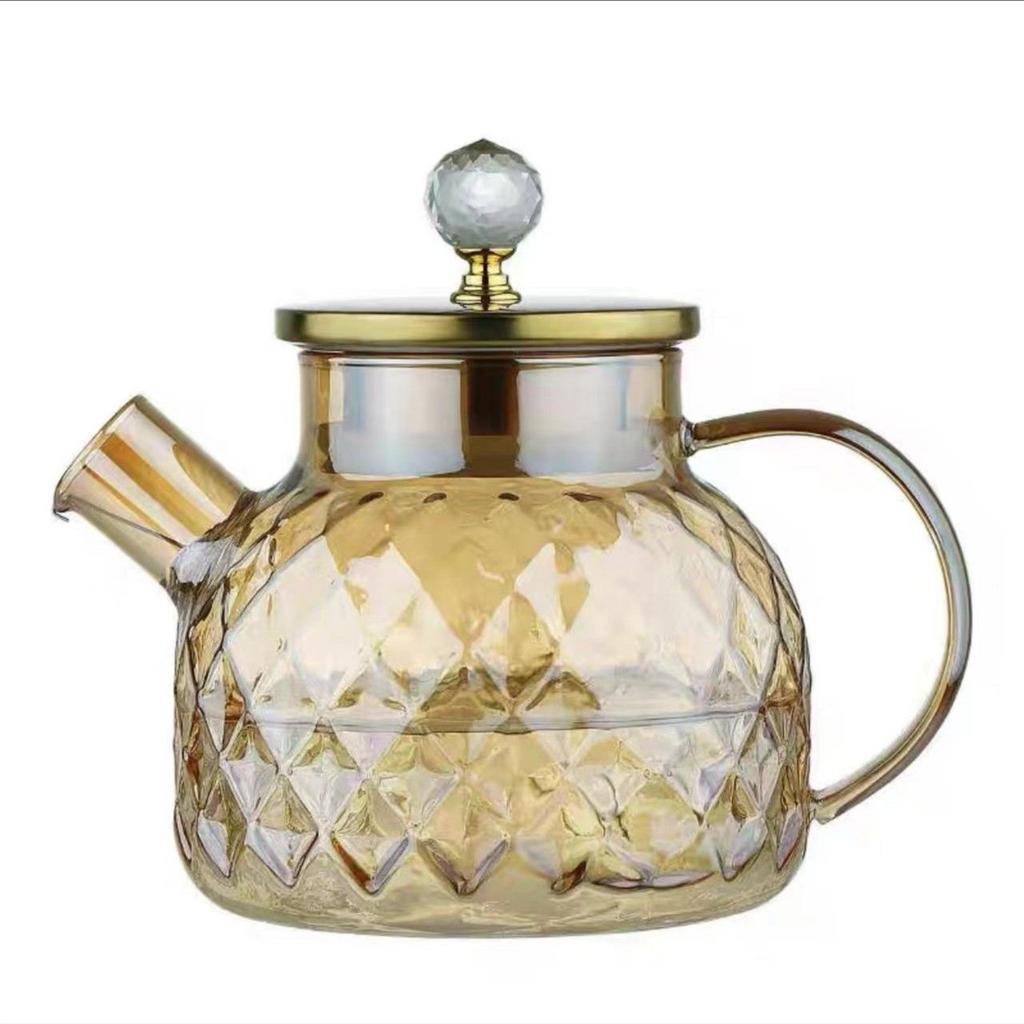 Японский стеклянный чайник, бытовой взрывозащищенный термостойкий высокотемпературный чайник большой емкости, набор чашек для воды, фруктовый сок