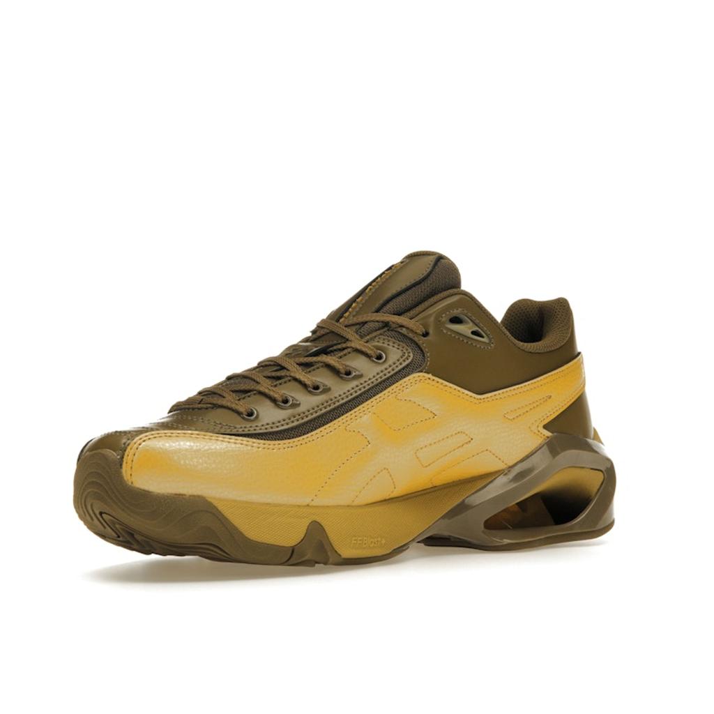 Kiko Kostadinov X ASICS Novalis Gel Teremoa Medallion Yellow Men Sneakers Brown Honey 1203A331-750