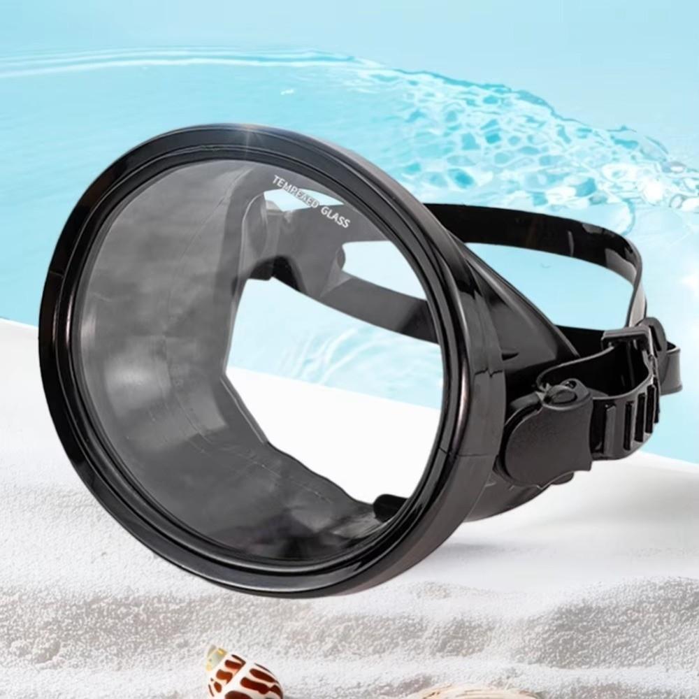 Tempered Glass Fisherman's Goggles Waterproof Diving Mask Eyewear Dive Set Equipment Snorkeling