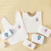 Multifunctional Baby Bibs Burp Cloths Kids Cute Cartoon Animal Washing Face Towel Children Kawaii Waterproof Towel Collar Bib