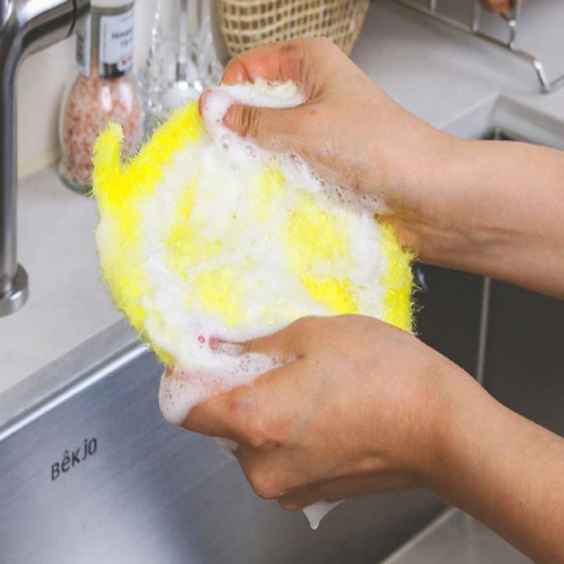 Fruit-Shaped Crochet Dish Scrubber