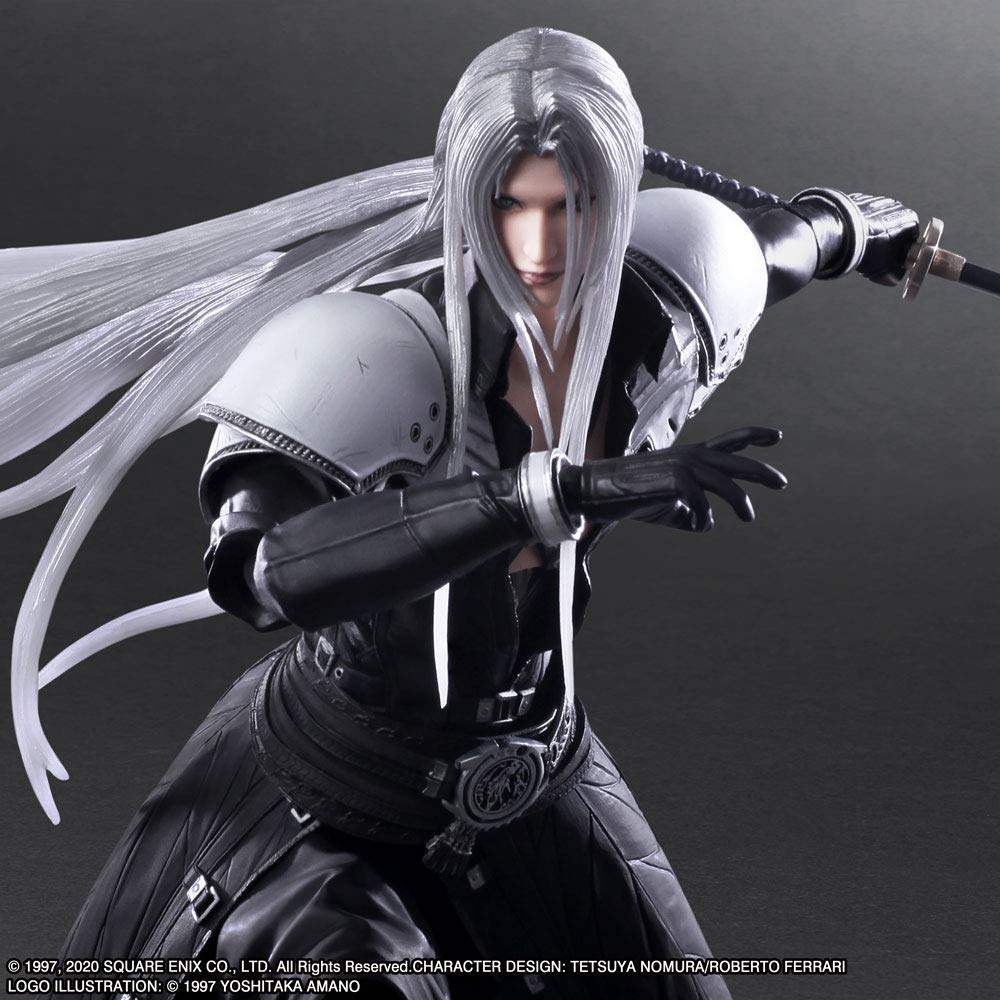 Final Fantasy VII Remake PLAY ARTS Кай Сефирот ПВХ окрашенная подвижная фигурка