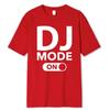 Summer Unisex Women Dj Mode Print Cotton T-Shirt Oversized Tees Hip Hop Style Short Sleeve Harajuku Dj Printed Casual Male Tshirt