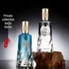 Спиральная градиентная стеклянная бутылка для байцзю в подарок с дизайном Жуи