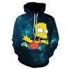25-26 Disney Simpsons Hoodies Cartoon Anime Simpson 3d Print Men Women Fashion Oversized Sweatshirts Hoodie Kids Pullovers Tracksuits