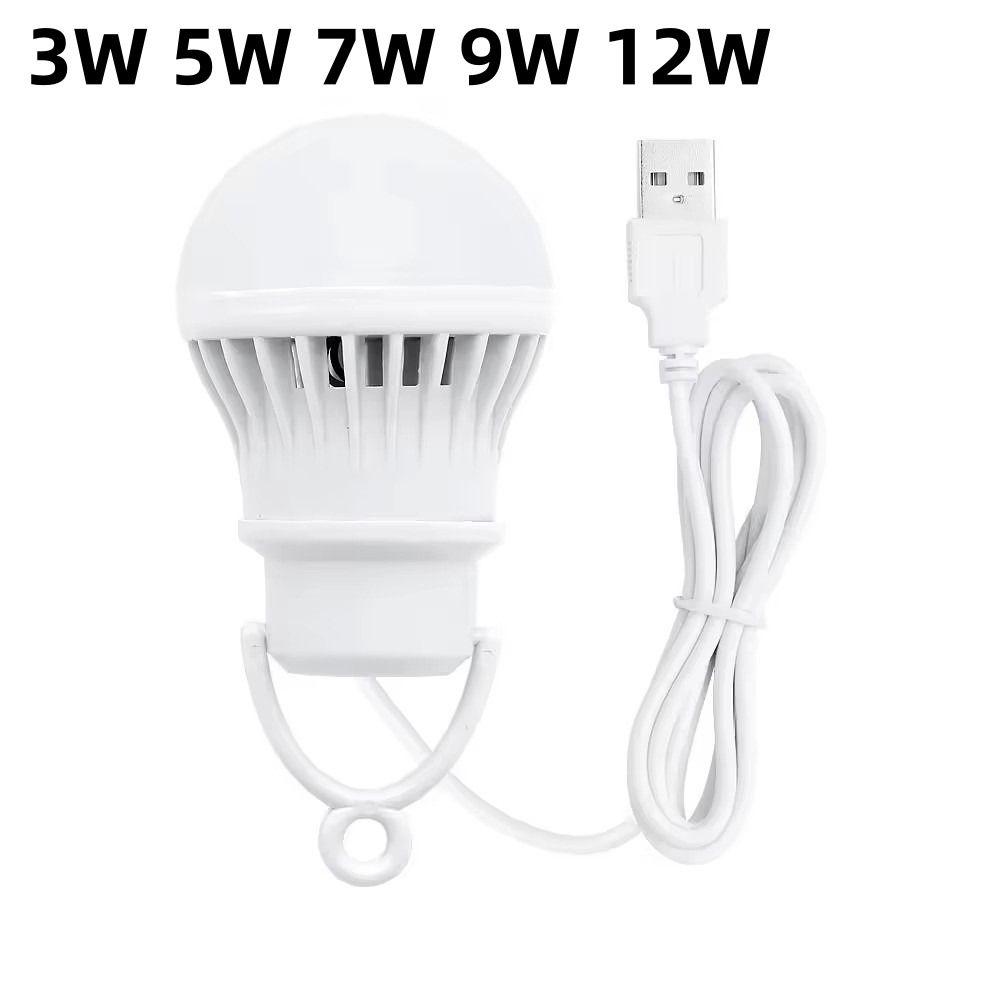 3W 5W 7W USB Lamp Bulb Emergency Lighting Night Light New LED Bulb Light For Outdoor Camping Tent
