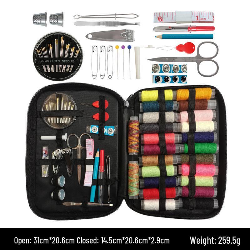 Портативный швейный набор из 97 предметов: Дорожный набор бытовых инструментов для вязания