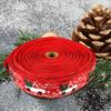 DIY Ribbon Excellent Festive Safe Christmas DIY Ribbon Xmas Tree Shiny Printed Decoration Ribbon Decoration Ribbon for Home