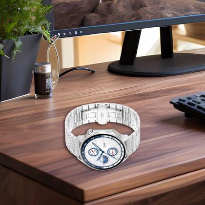 Модернизированный металлический ремешок для часов, удобная регулировка ремешка для часов, текстура ремешка для часов, приятный для кожи, для 20 мм/22 мм