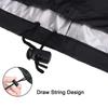 Heavy Duty Universal Lawn Mower Cover Waterproof Dustproof Oxford Fabric With Windproof Drawstring For Outdoor Protector