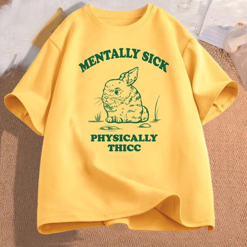 Funny Unisextally Sick Physically Thicc Hamster Meme T Shirts Unisex Women ONeck Fashion Cotton Tshirt Summer Casual Oversized Tees