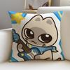Elegant SSiamese LipuS Cushion Cover Breathable and skinfriendly linen pillowcase square removable and washable cushion