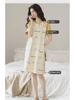 2024 Women's Cute Cartoon Summer Short-Sleeve Nightdress, Thin Large Size, Indoor/Outdoor Wear