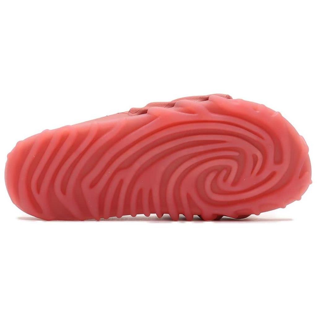 Salehe Bembury x Crocs Pollex Slide Открытый носок Плоские Шлепанцы с отпечатком пальца Унисекс Красные