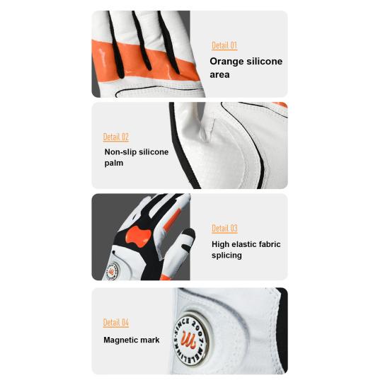 Перчатки для гольфа женские мужские левые перчатки для гольфа нескользящие дышащие перчатки