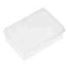 Small Semi-Transparent Plastic Cards Cases Folder Matte Flip-Top Jewelry Box Accessories Storage Organize Packaging Boxes