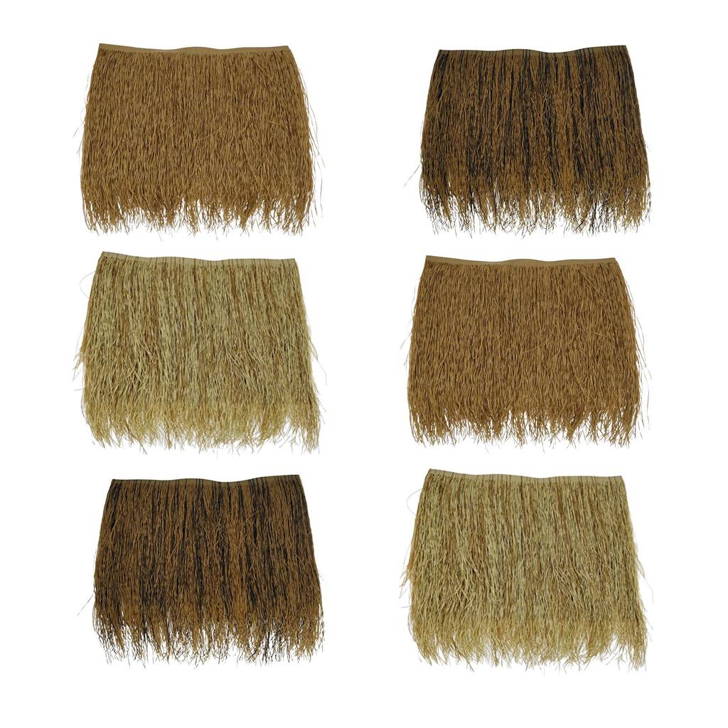 Artificial Roll, Simulation Thatched Roof, Easy to Install, PETG Skirting Board for Fence,