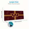 Washington Football Color Mouse Pad Large Gaming Table Cushion Non-slip Laptop Tablet Big Mousepad XXL Mat Mini PC Playmat With Lock edge