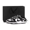 Dunk Low Retro Устойчивые к истиранию резиновые Низкие кеды для скейтборда Женские Черно-белые DD1503-101(Team84-S-BOX)