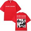 Rapper Baby Gang Album 2026 Merch T Shirt Unisexs Retro Fashion Short Sleeve Tees Hip Hop Oversized Streetwear Tees Unisex