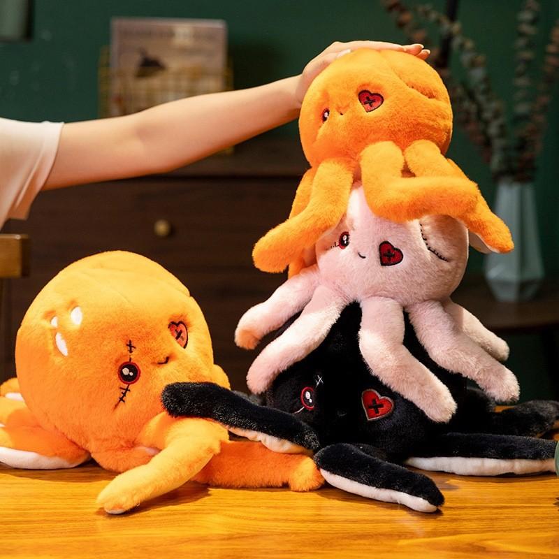 Simulation Octopus Pirate Plush Toy Cute Cartoon Girl Children Alien Doll Gift