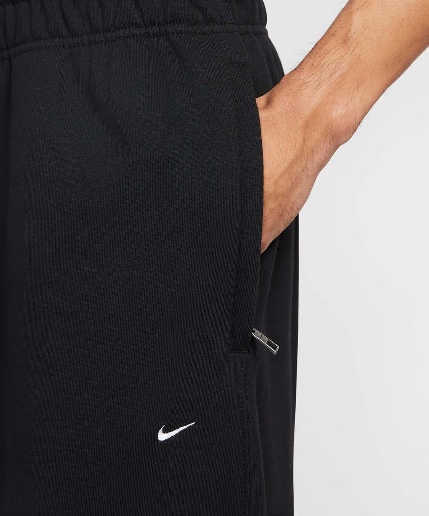 Nike Штаны Solo Swoosh из флиса с открытым низом M - Черный:Белый / Hv1091-010
