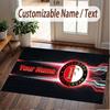 Custom Rug Feyenoord Pattern Print Name Text Soft Non‑Slip Floor Carpet for Home Indoor Decoration