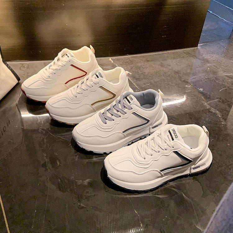 Forrest Gump shoes women's thick sole increases the height of the 2024 spring and autumn new Korean version of the fashion casual running sports sma