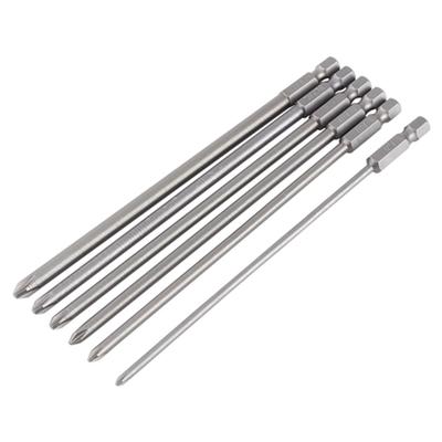 Набор из 6 магнитных бит-отверток S2 Steel 14" с крестообразным шлицем