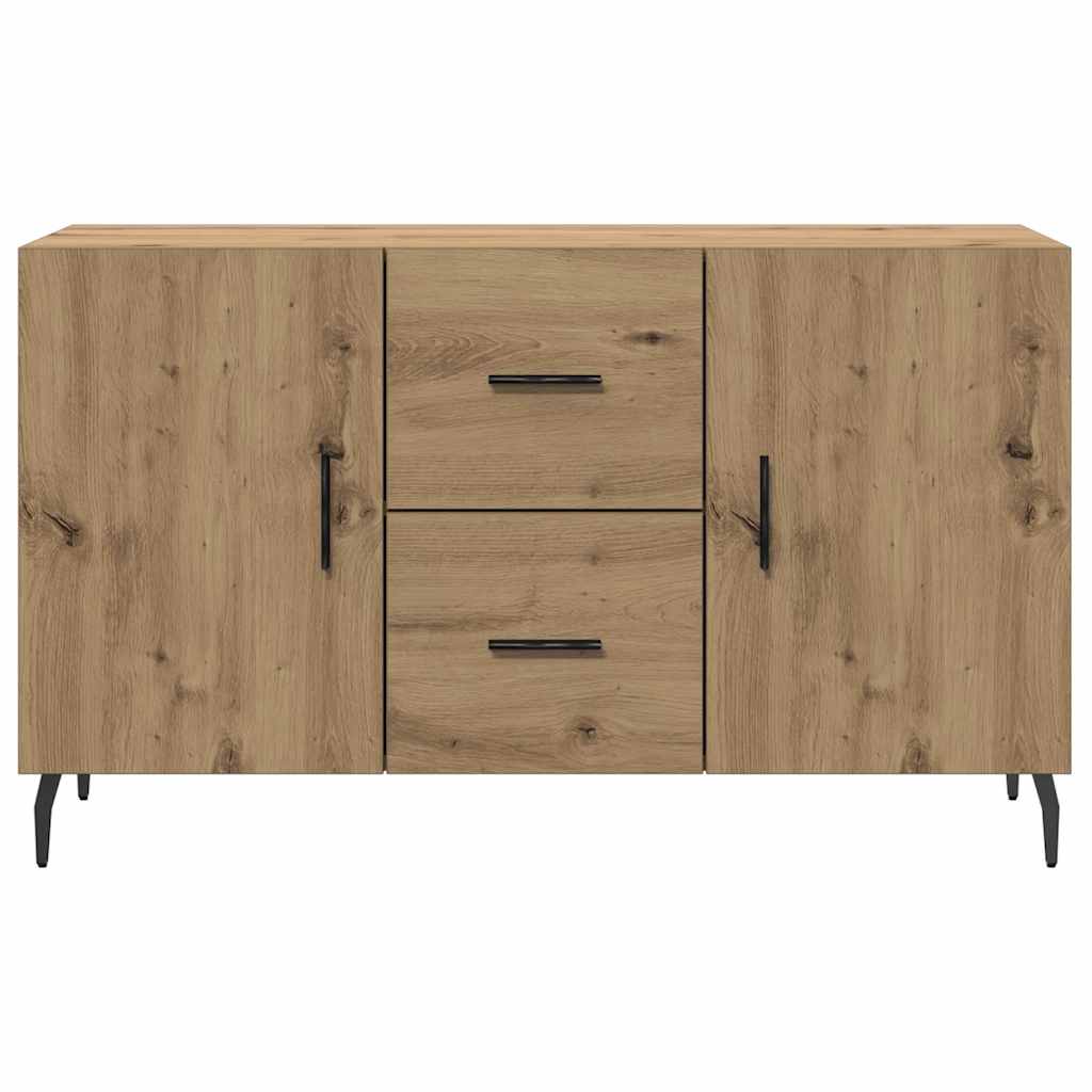 Vidaxl Komoda, Dąb Artisian, 100X36X60 Cm, Materiał Drewnopochodny
