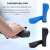 1 Pair MTB Bicycle Grips Shockproof Bike Handlebar Cover Anti-Slip Lockable Grips Ergonomic Cycling Rubber Ball Handle Grips