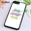 Krajews Live Laugh Love Quotes Phone Case Cover For iPhone 17 Air 16 15 14 plus 11 12 13 pro max coque Fundas
