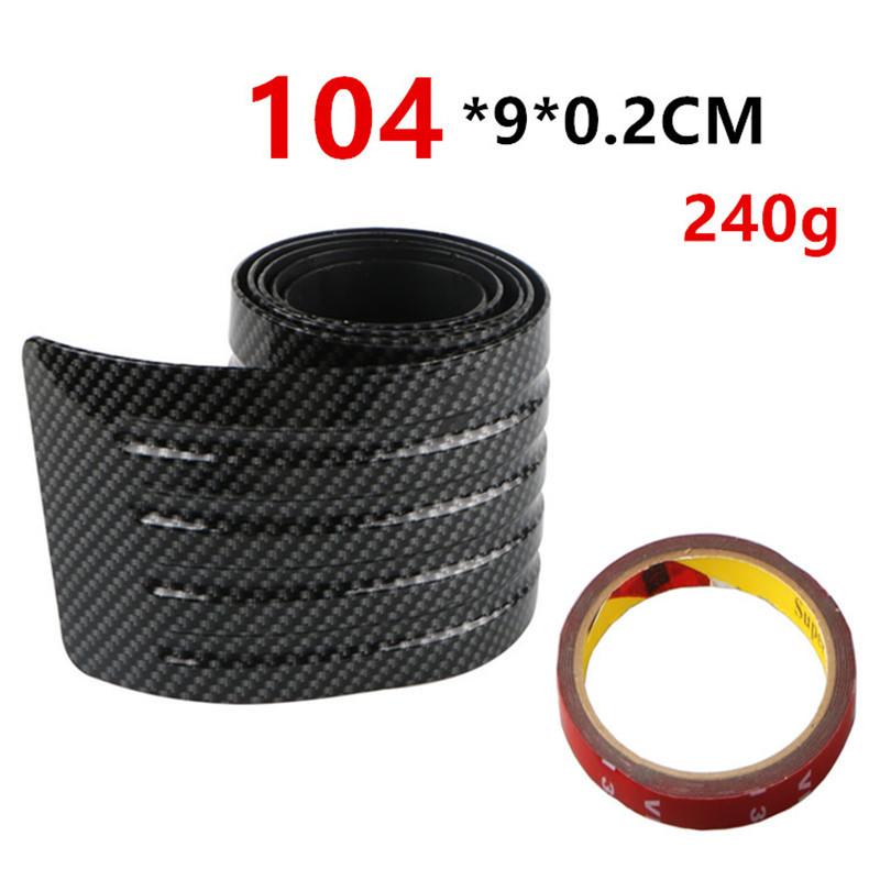 Универсальная защитная пластина на порог багажника автомобиля, резиновые накладки на задний бампер, резиновая полоска против царапин и столкновений 104*9 см