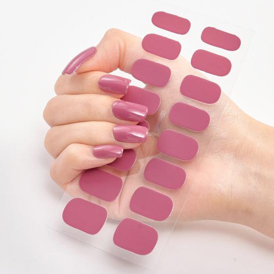 1 комплект гелевых полосок для ногтей, наклейки для самостоятельного нейл-арта, легко снимающиеся, водостойкие, долговечные, износостойкие, подарки для женщин