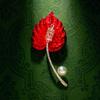 The Calla Lily Brooch Exudes A Luxurious and Elegant Charm. The Suit Coat Pin Is Fashionable