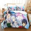 Аниме Seirei Gensouki Постельный комплект Мальчики Девочки Размер Твин Королева Пододеяльник Наволочка Кровать Мальчики Взрослые Мода Домашний Текстиль