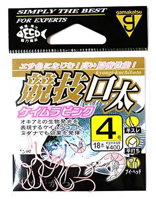 Gamakatsu Single Hook Competition Толстый Нет. 4 18 штук Keimura