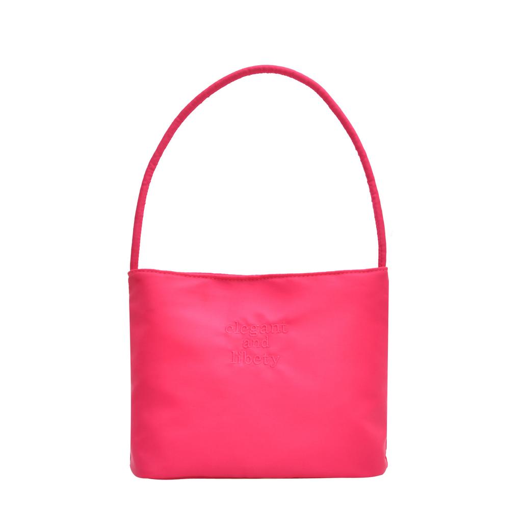 Летняя новая простая нейлоновая сумка под мышкой, дизайн с вышивкой алфавита, ручная сумка-ведро для поездок на работу