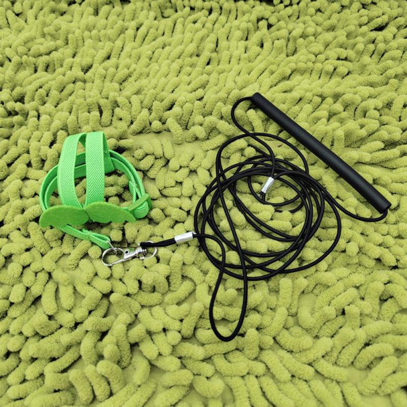 Регулируемый сверхлегкий поводок с удобной ручкой для полета попугая и птицы