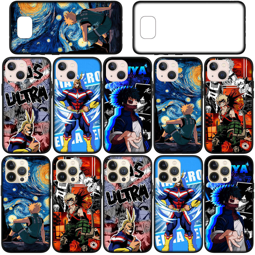 Для iPhone 17 16 15 Xiaomi Poco F7 F8 X7 X6 C85 C75 C71 M8 Redmi Note 14 13 12 11 Pro Max 14C 13C 15C A3 A4 Чехол для телефона Милый Чехол Моя геройская академия