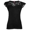 Spiral Direct Womens/Ladies Gothic Elegance Lace Detail Top