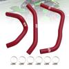 Silicone Radiator Coolant Hose Kit For Kawasaki ZX4R ZX-4RR 2023-2024 Red