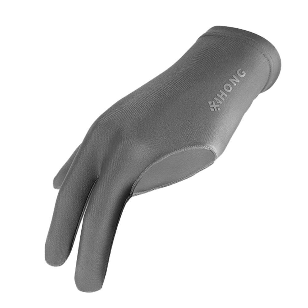 Дышащие перчатки для снукера, перчатка на три пальца для левой/правой руки, переносная перчатка для бильярда