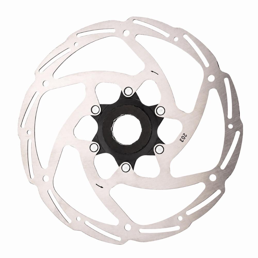 6-Hole Mount Bicycle Disc Brake Rotor 203mm Centerlock Disc Rotor for Road Bike