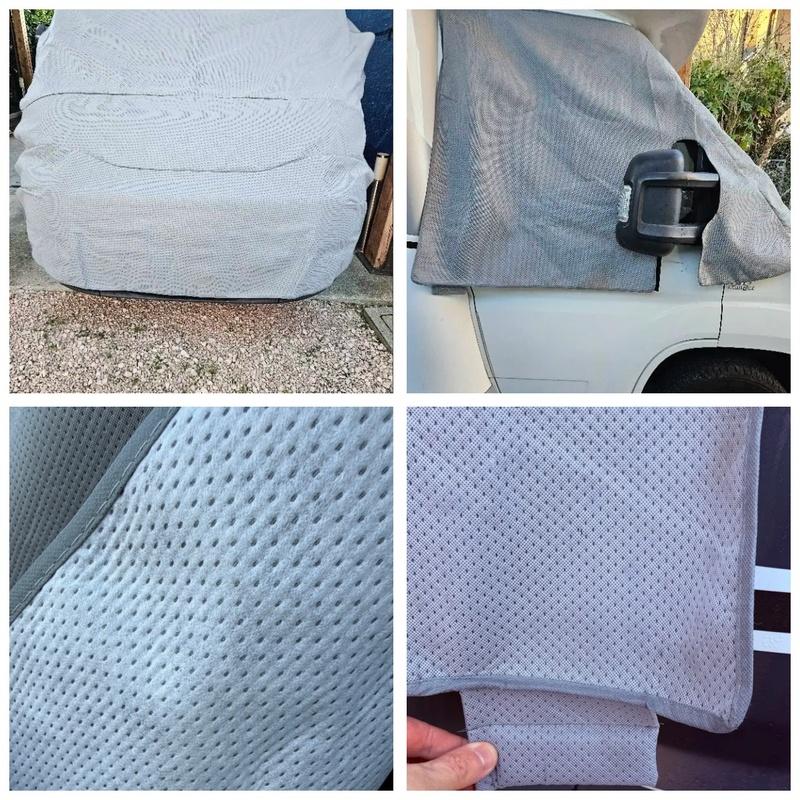 Windscreen Engine Hood Full Cover For Fiat Ducato Peugeot Boxer Citroen Relay 2006+ Ram Promaster Caravan Motorhome Protector
