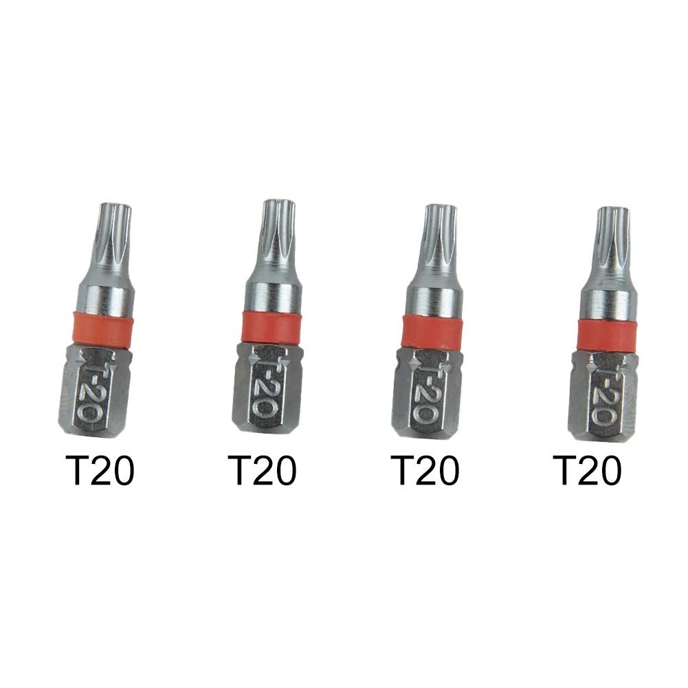 Screwdriver Bit 25mm 4Pc Hex Shank Screw Driver Bit