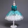 Летние детские платья Сетчатое платье для детей среднего и большого возраста Юбка Юбка принцессы для девочек на подиуме Детская юбка-пачка для выступлений